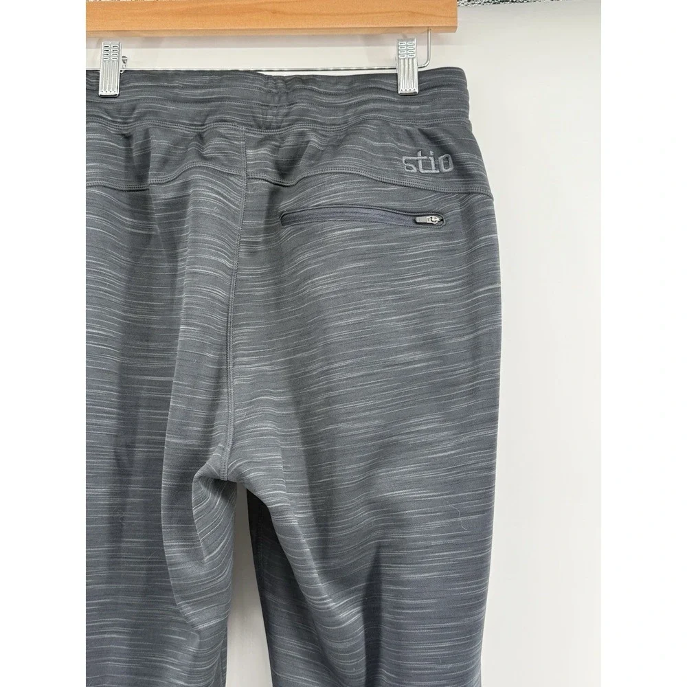 Stio Pants Gannett‎ Peak Fleece Sweatpants Mountain Shadow Gray Mens Sz M